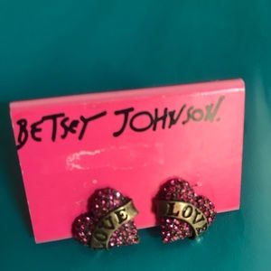 Betsey Johnson stud earrings